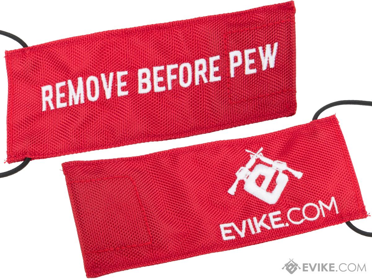 Evike.com Tactical Airsoft Barrel Cover w/ Bungee Cord (Model: RBP / Red / Regular)