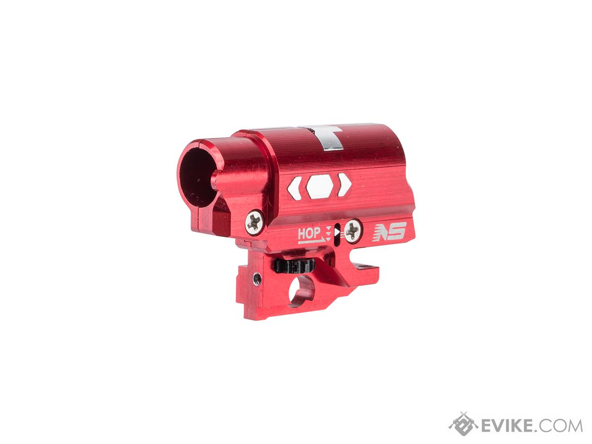 NexxSpeed CNC Aluminum Hop-Up Chamber for Tokyo Marui Hi-CAPA / 1911 Gas Blowback Airsoft Pistols (Color: Red)